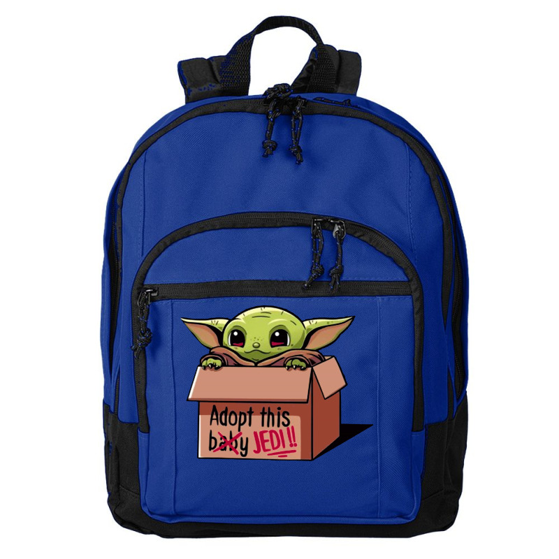 Adopt A Baby Mandalorian Baby Yoda Basic Backpack by paulscott Art | Artistshot