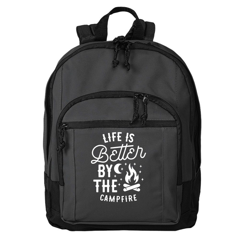 Funny Life Is Better By The Campfire Basic Backpack | Artistshot