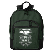 Founding Member Of The Grumpy Old Papa's Club Basic Backpack | Artistshot