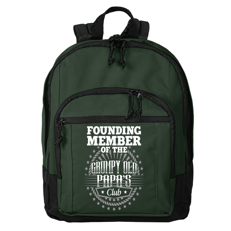 Founding Member Of The Grumpy Old Papa's Club Basic Backpack | Artistshot