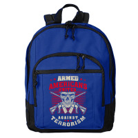 Armed Americans United Against Terrorism Patriot Against Terrorism Basic Backpack | Artistshot