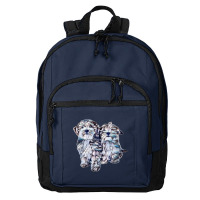 Two Havanese Puppy Siblings S Basic Backpack | Artistshot