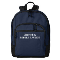 Directed By Robert B Weide Basic Backpack | Artistshot