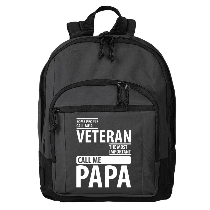 Some People Call Me A Veteran | Father's Day Gift Basic Backpack | Artistshot