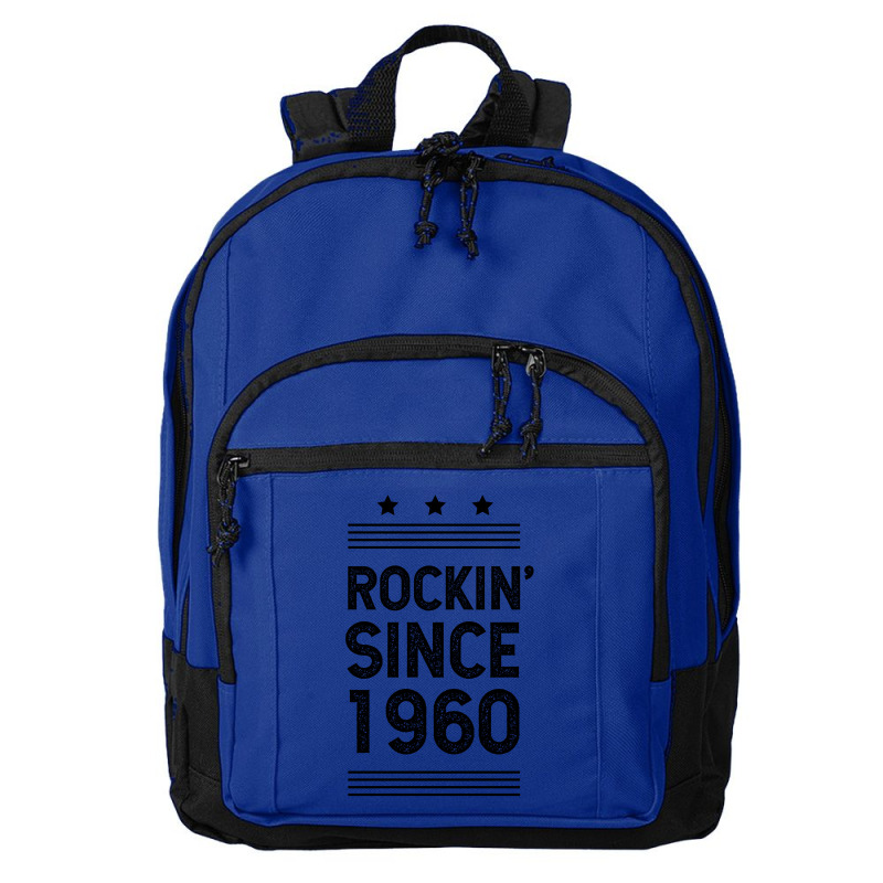 Gift For 60 Year Old: Classic Rock 1960 60th Birthday Basic Backpack | Artistshot