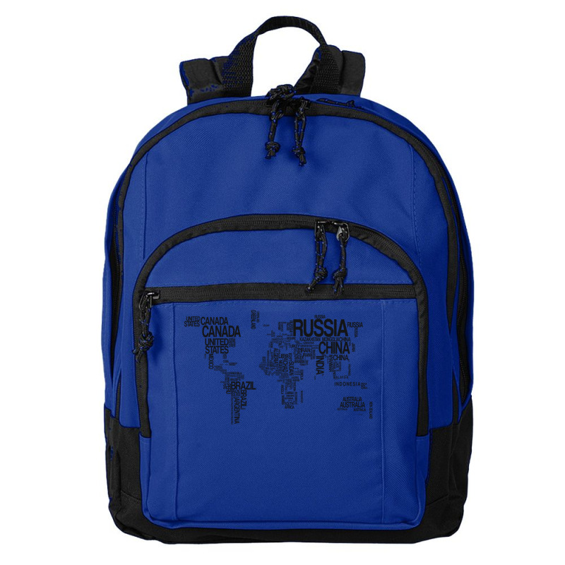 Map T-shirt Basic Backpack | Artistshot