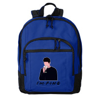 Friends I’m Fine Ross Geller Lovers Basic Backpack | Artistshot