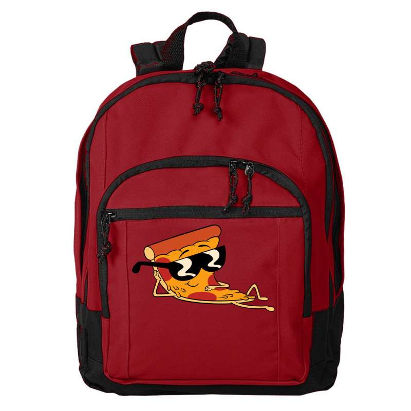 Pizza Steve Cool Cartoon Basic Backpack | Artistshot