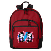 Cherry Blossom Twins Basic Backpack | Artistshot