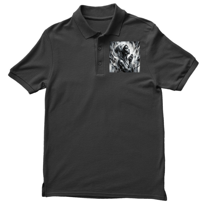 Pray Men's Polo Shirt by Abgan | Artistshot