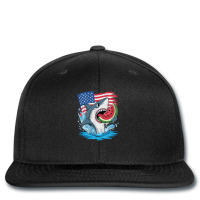 A Cartoon Shark Printed Hat | Artistshot