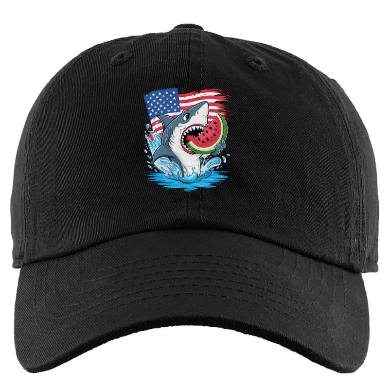 A Cartoon Shark Kids Cap | Artistshot