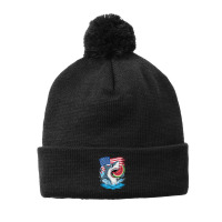 A Cartoon Shark Pom Pom Beanie | Artistshot