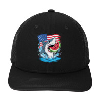 A Cartoon Shark Snapback Trucker Cap | Artistshot