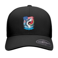 A Cartoon Shark Seamless Cap | Artistshot