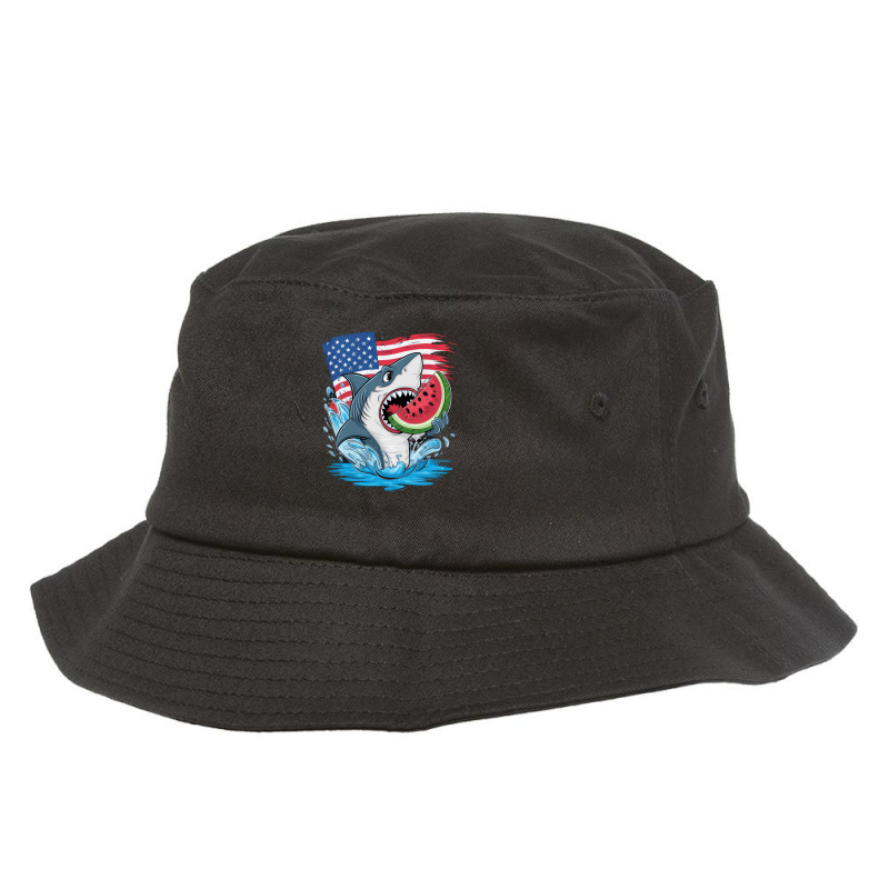 A Cartoon Shark Bucket Hat | Artistshot