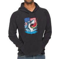 A Cartoon Shark Vintage Hoodie | Artistshot