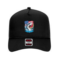 A Cartoon Shark Mesh Back Trucker Hat | Artistshot