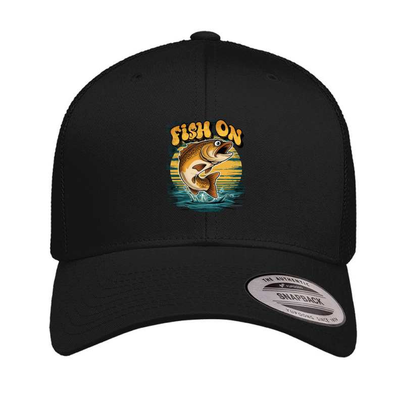 Fish On Retro Trucker Cap | Artistshot