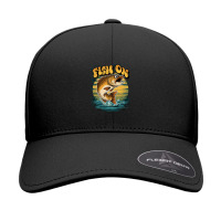 Fish On Seamless Cap | Artistshot