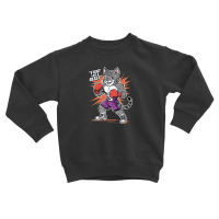 Boxing Bobcat Toddler Sweatshirt | Artistshot