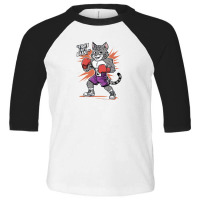 Boxing Bobcat Toddler 3/4 Sleeve Tee | Artistshot