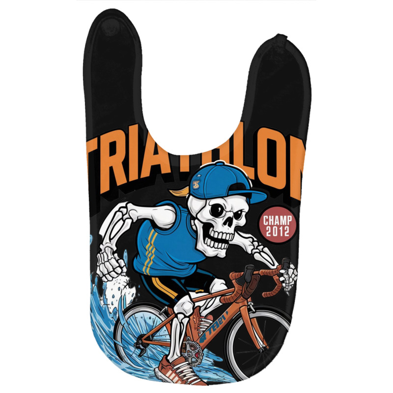 Triathlon Titan Baby Bibs | Artistshot