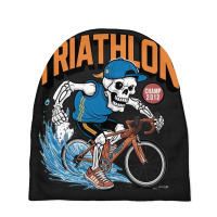 Triathlon Titan Baby Beanies | Artistshot