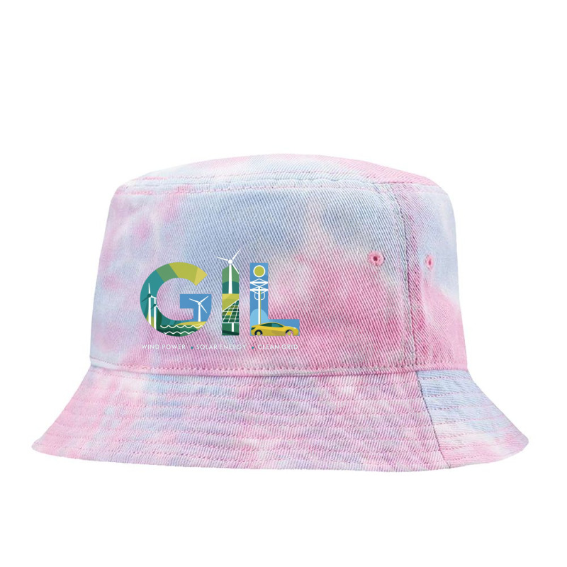 Wind Power, Solar Energy, Electric Vehicles Tie Dyed Bucket Hat by anh | Artistshot