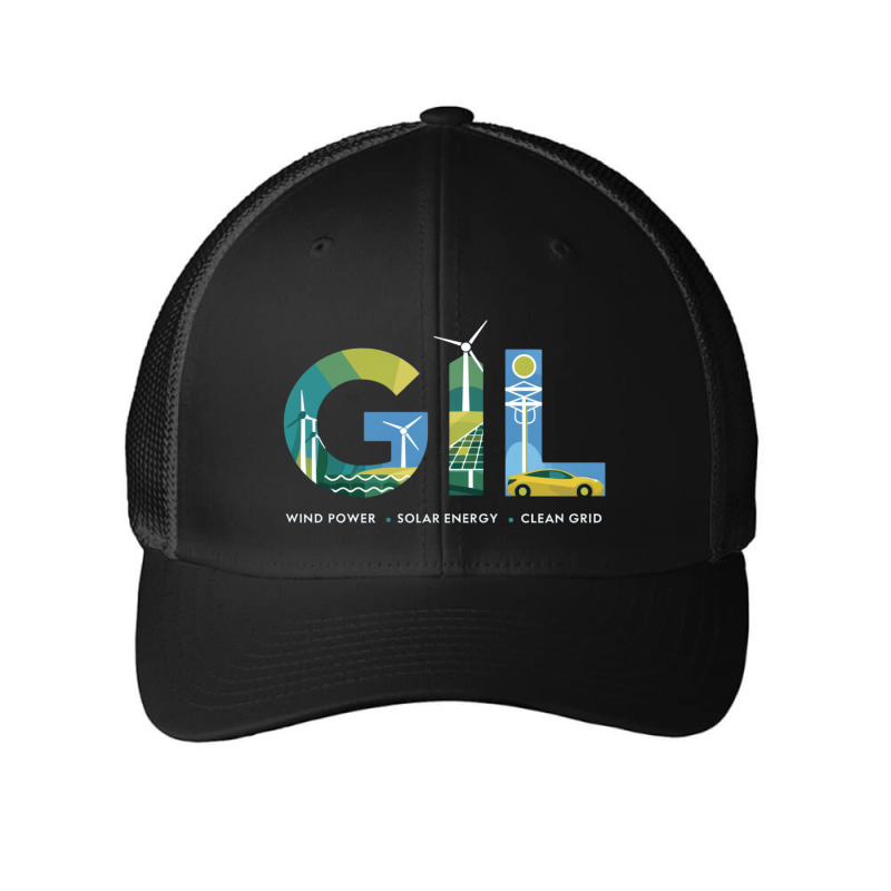 Wind Power, Solar Energy, Electric Vehicles Mesh cap by anh | Artistshot