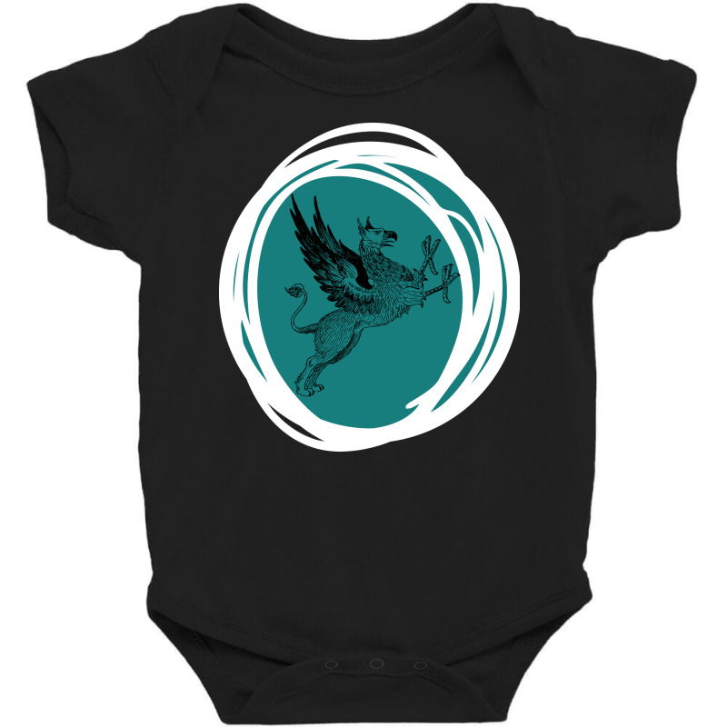 Griffin Drawing Baby Bodysuit by HRC Design | Artistshot