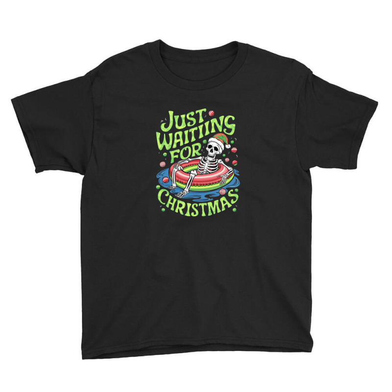 Just Waiting For Christmas Youth Tee by Donna Schennum | Artistshot