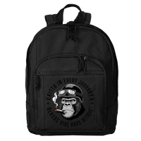 Bikers Ride Hard Detroit Basic Backpack | Artistshot