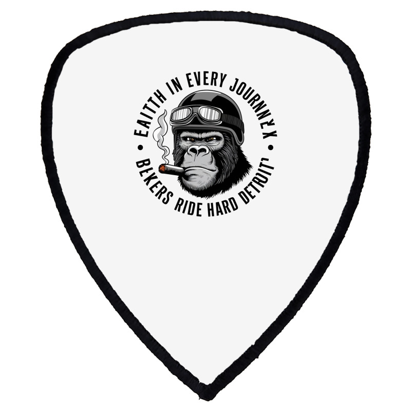 Bikers Ride Hard Detroit Shield S Patch | Artistshot