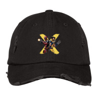 Deadpool And Wolverine (2) Vintage Cap | Artistshot