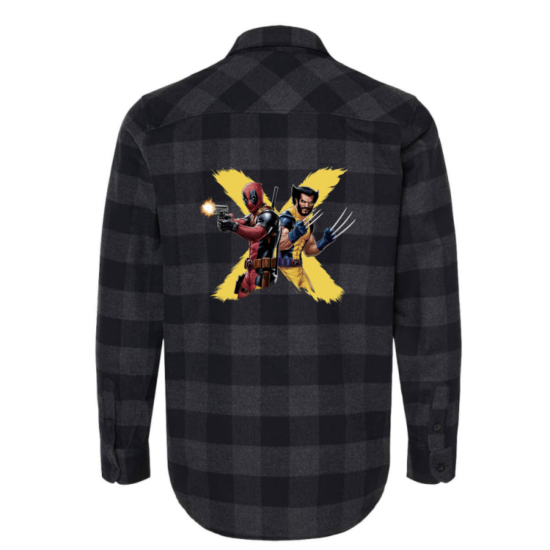 Deadpool And Wolverine (2) Flannel Shirt | Artistshot