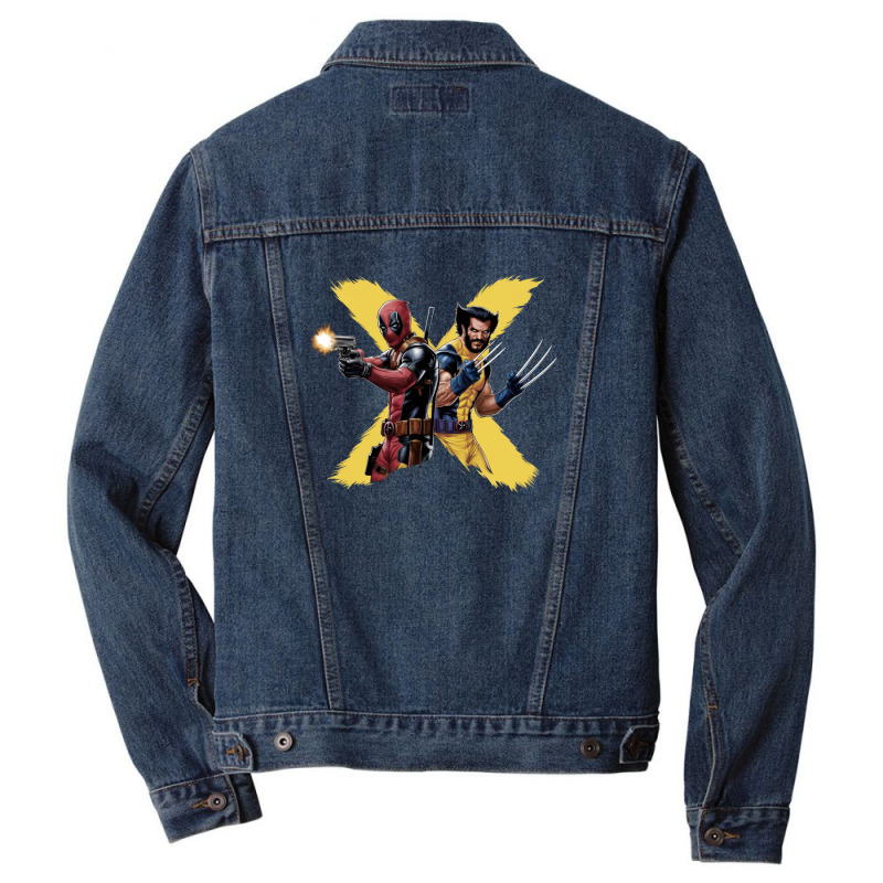 Deadpool And Wolverine (2) Men Denim Jacket | Artistshot