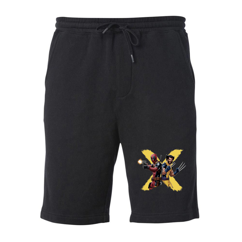 Deadpool And Wolverine (2) Fleece Short | Artistshot