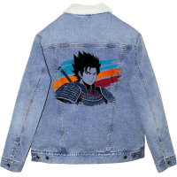 Ninja Samurai Unisex Sherpa-lined Denim Jacket | Artistshot