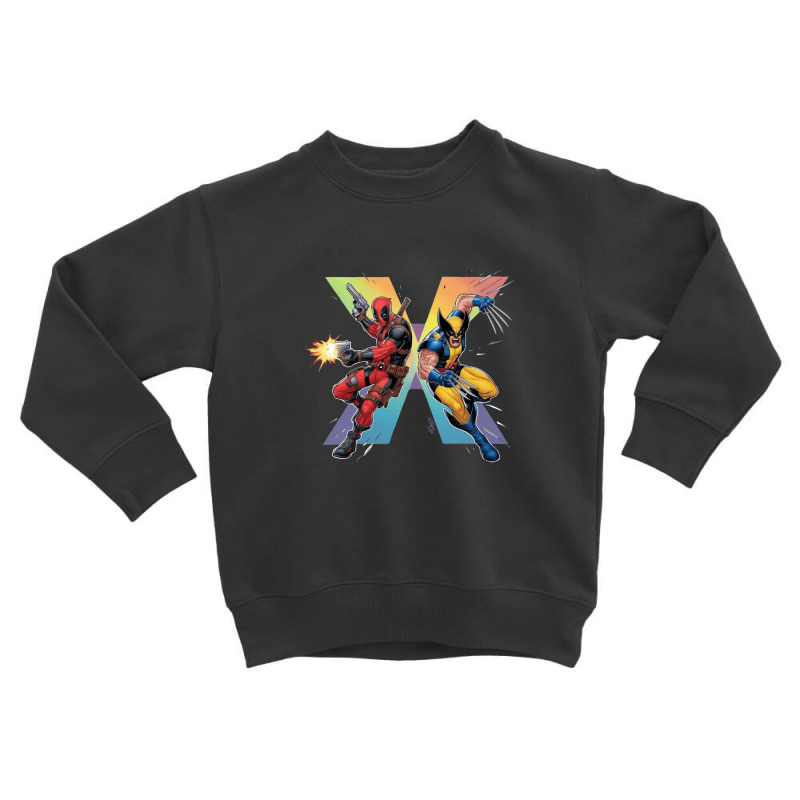 Deadpool And Wolverine Toddler Sweatshirt | Artistshot