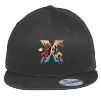 Deadpool And Wolverine Flat Bill Snapback Cap | Artistshot