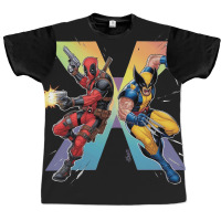 Deadpool And Wolverine Graphic T-shirt | Artistshot