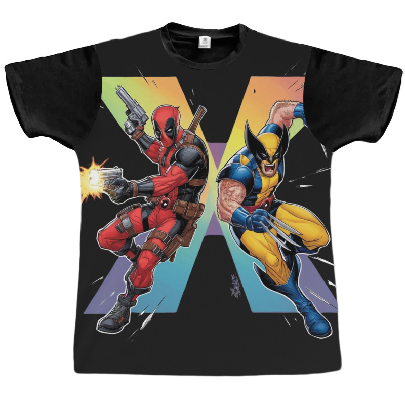 Deadpool And Wolverine Graphic T-shirt | Artistshot