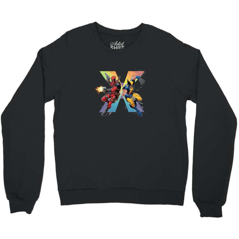 Deadpool And Wolverine Crewneck Sweatshirt | Artistshot