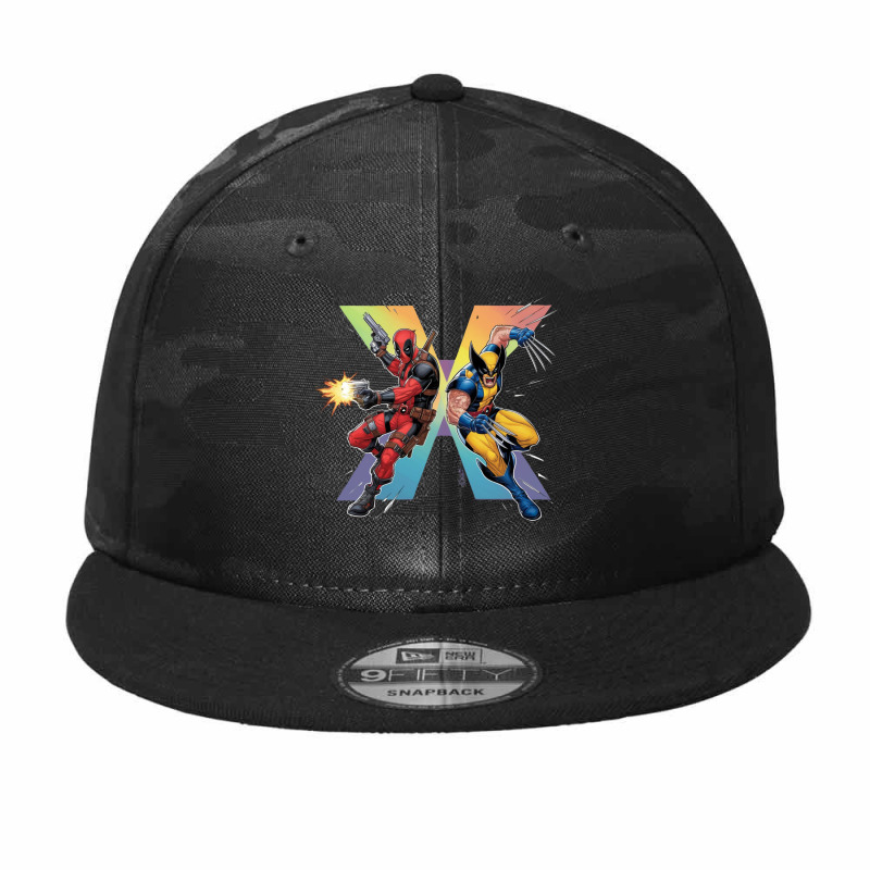 Deadpool And Wolverine Camo Snapback | Artistshot