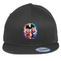 Goku And Vegeta (2) Flat Bill Snapback Cap | Artistshot