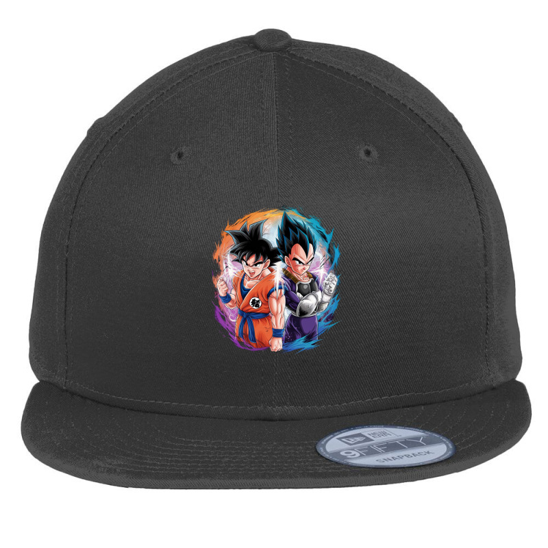 Goku And Vegeta (2) Flat Bill Snapback Cap | Artistshot