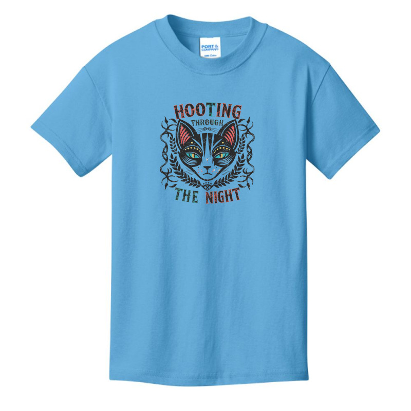 Hooting Through The Night(2) Basic Youth T-shirt by Donna Schennum | Artistshot