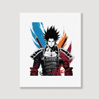 Ninja Samurai Portrait Canvas Print | Artistshot