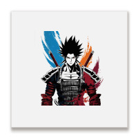 Ninja Samurai Metal Print Square | Artistshot